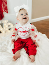 Load image into Gallery viewer, Be Mine Customized Bishop Sleeve Mock Neck Top ONLY