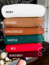 Load image into Gallery viewer, Solid Peplum Top ONLY (Choose Your Print &amp; Sleeve Length)