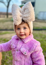 Load image into Gallery viewer, Sherpa Headwrap (Choose Your Style- Topknot, Big Bow or Boujee)