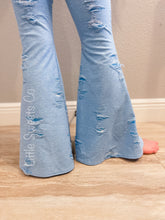 Load image into Gallery viewer, Solid Rib Knit Flare Bell Bottoms (Choose Your Print)