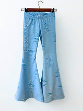 Load image into Gallery viewer, Solid Rib Knit Flare Bell Bottoms (Choose Your Print)