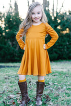 Load image into Gallery viewer, Solid Twirl Dress (Choose Your Print)