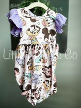 Load image into Gallery viewer, 3T Flutter Sleeve Crossback Bubble Romper