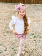 Load image into Gallery viewer, White Heart Tights