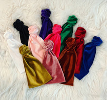 Load image into Gallery viewer, Mustard Velvet TopKnot