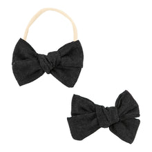 Load image into Gallery viewer, Corduroy School Girl Bows (Choose Your Color)