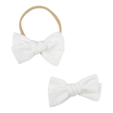 Load image into Gallery viewer, Corduroy School Girl Bows (Choose Your Color)