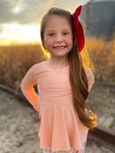 Load image into Gallery viewer, Peplum Top ONLY (Choose Your Print &amp; Sleeve Length)